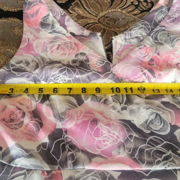 Midi Bettie Page floral spring dress xxl - Picture 7 of 7